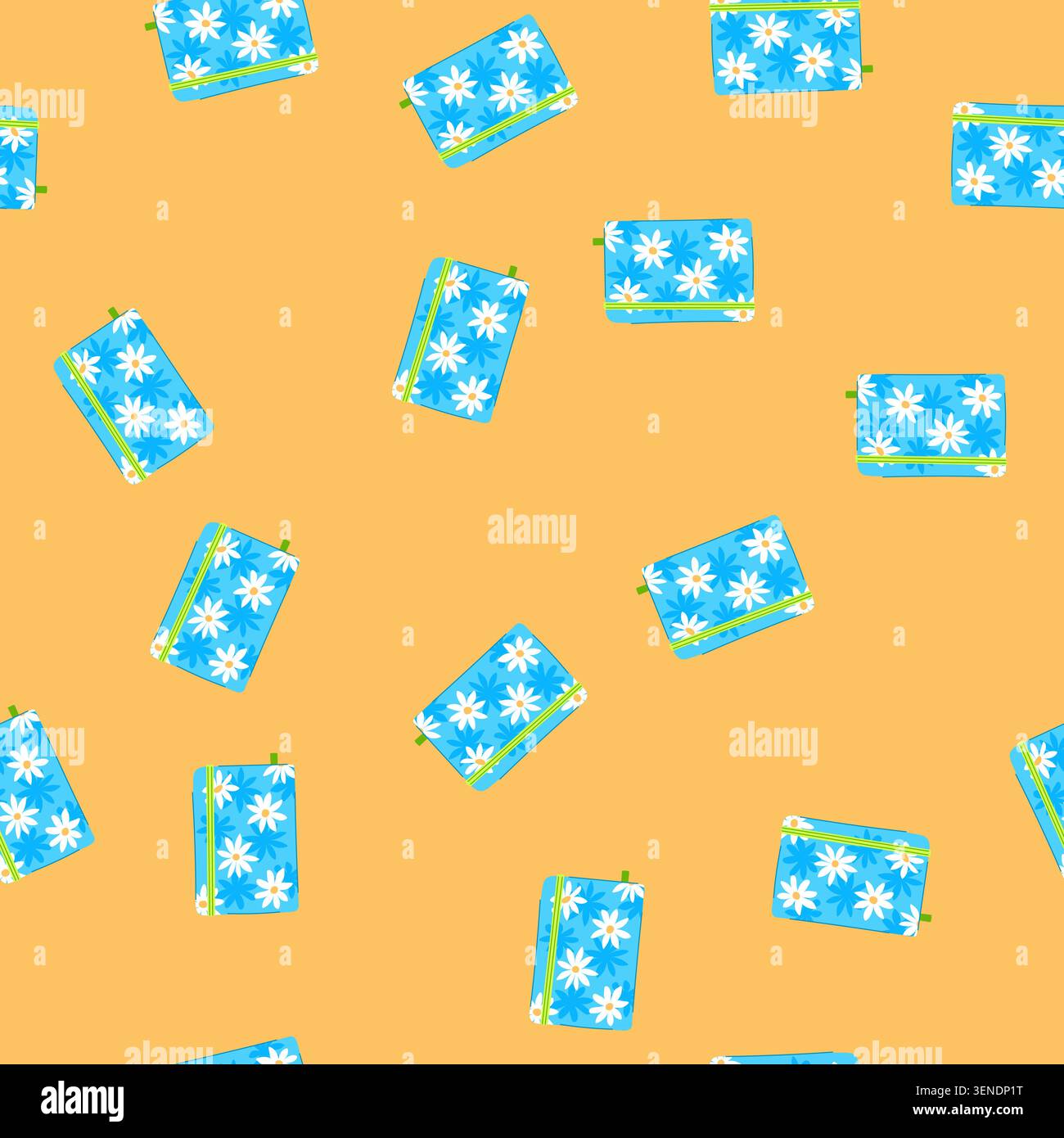 pattern book notebook cartoon. blank pad, page sheet, template notebook book notebook sign. seamless vector illustration Stock Vector
