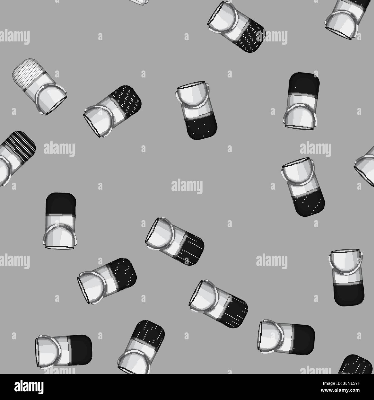 seamless pattern control smart speaker cartoon. control smart speaker sign vector Stock Vector