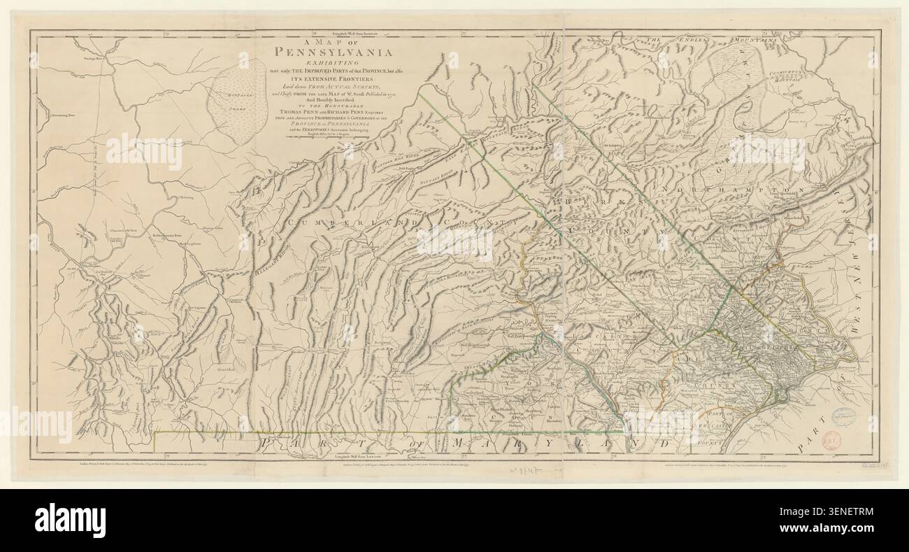1770s north american map hi-res stock photography and images - Alamy