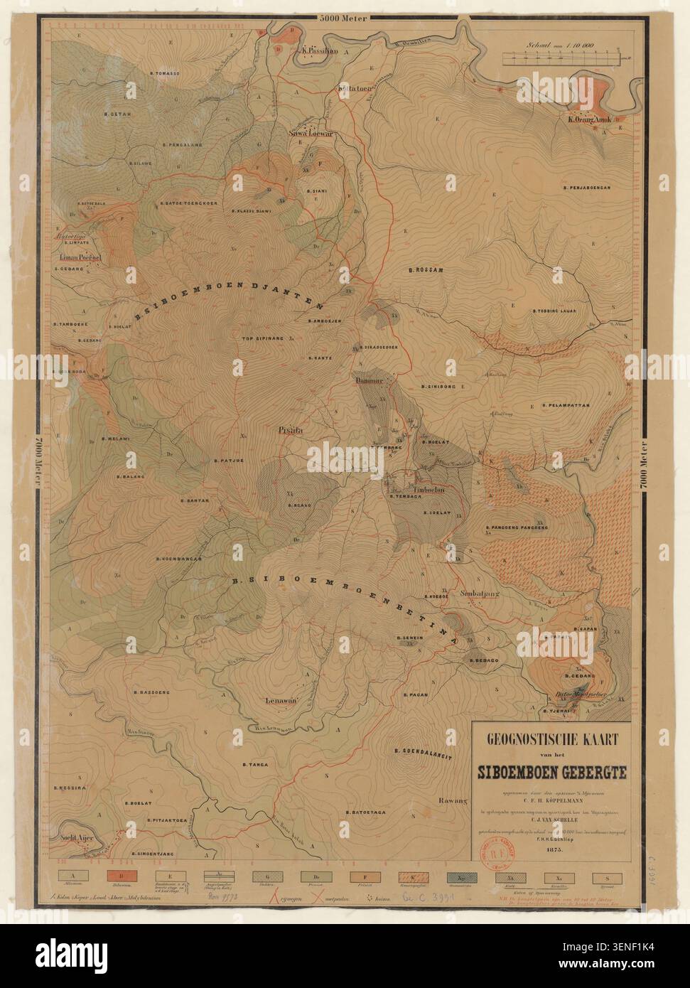 1875 geognostic map indonesia hi-res stock photography and images - Alamy