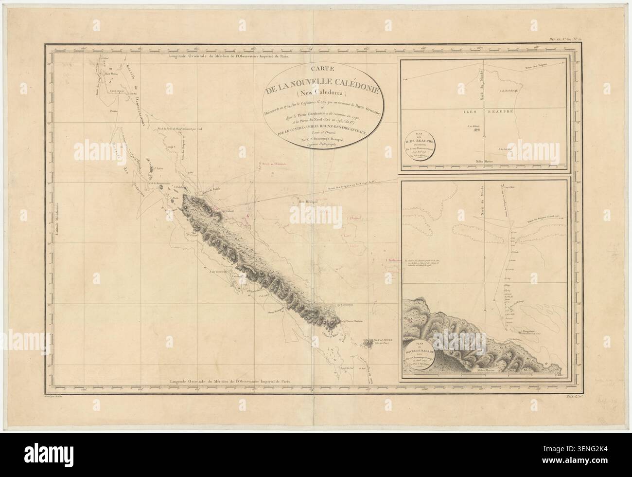 James cook map cook island hi-res stock photography and images - Alamy