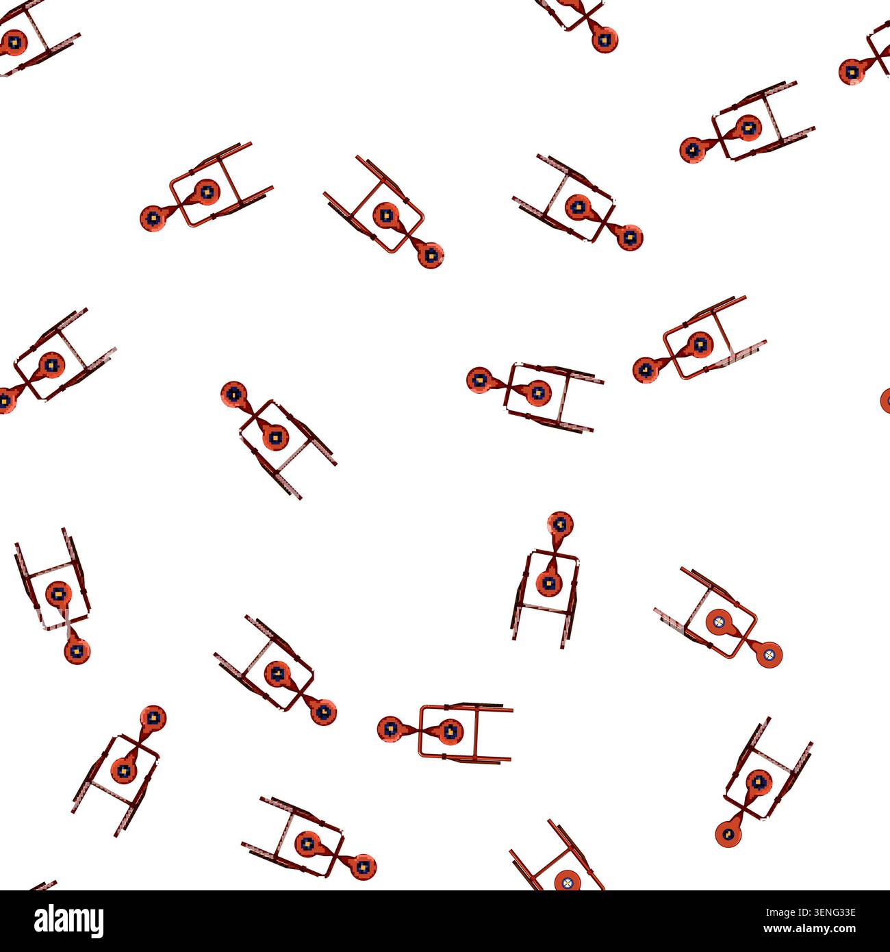 pattern game shooting target cartoon. arrow rifle, bullseye black game shooting target sign vector Stock Vector