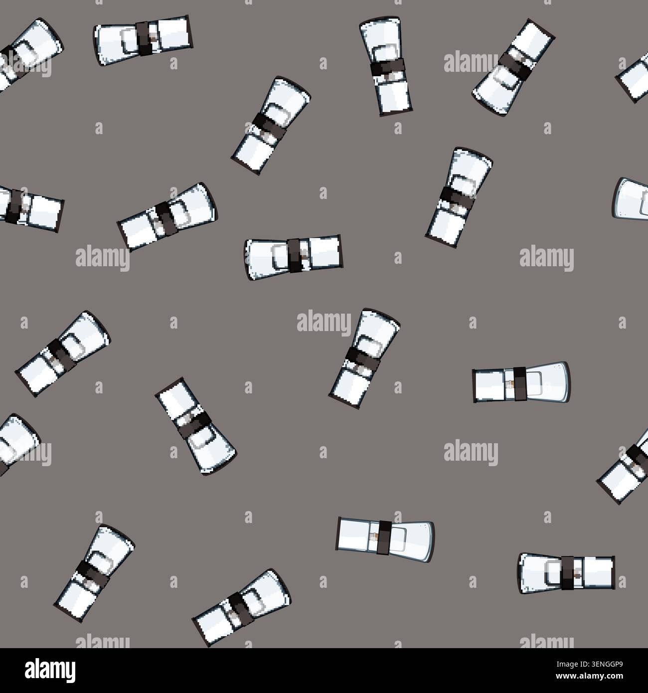 seamless pattern brew ice drip coffee cartoon. brew ice drip coffee sign vector Stock Vector