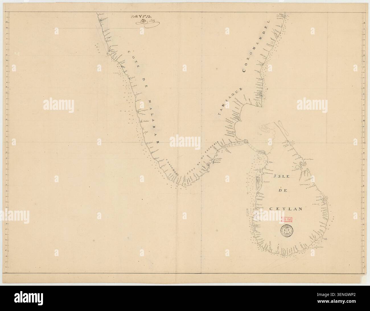 Hydrographic chart malabar coast hi-res stock photography and images ...