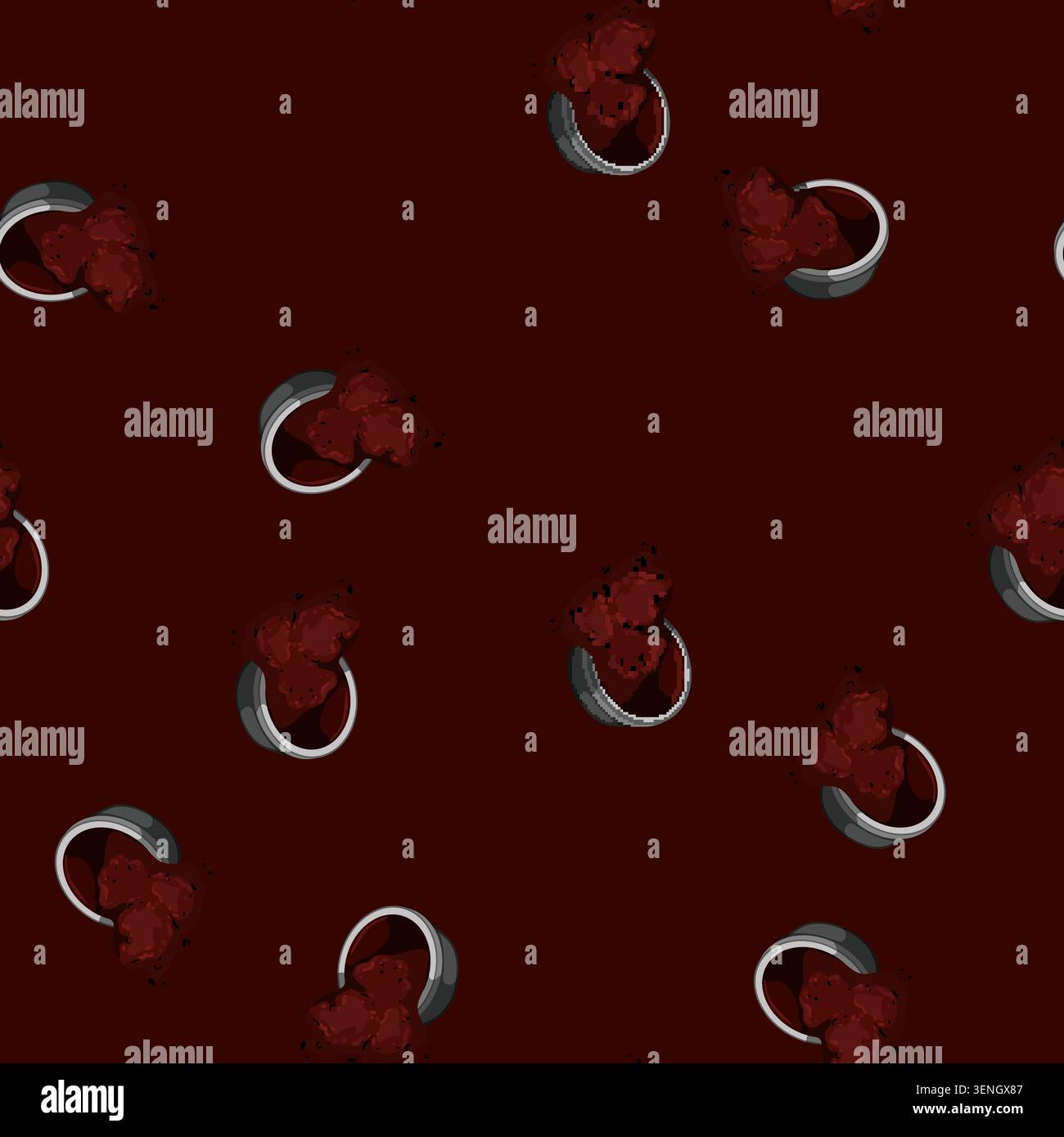 seamless pattern italian capsule coffee cartoon. italian capsule coffee sign vector Stock Vector