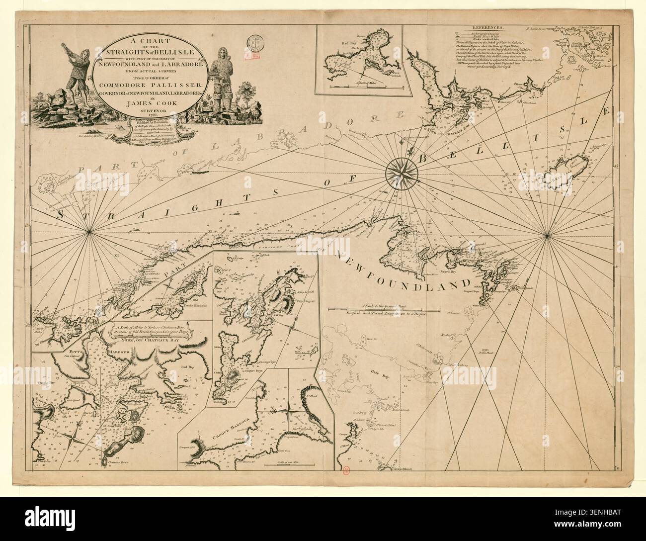 18th century map cook hi-res stock photography and images - Alamy