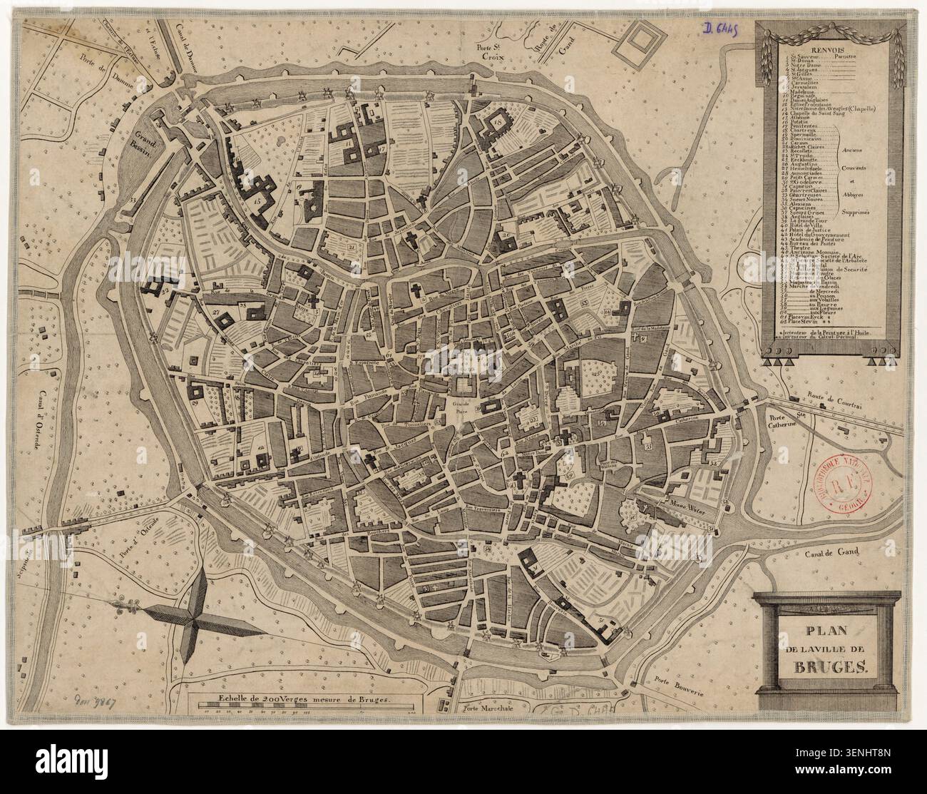 Undated Map Undated engraved map medieval city layout hi-res stock photography and ...