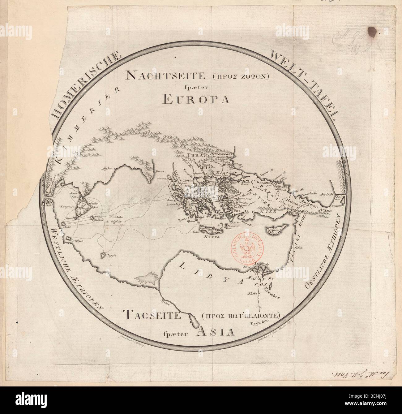 1793 engraved map ancient world hi-res stock photography and images - Alamy