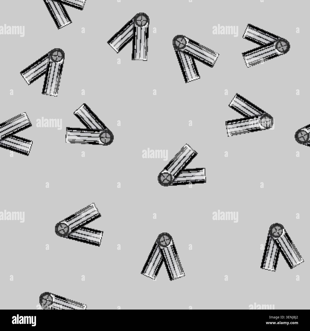 seamless pattern house ruler builder cartoon. house ruler builder sign vector Stock Vector