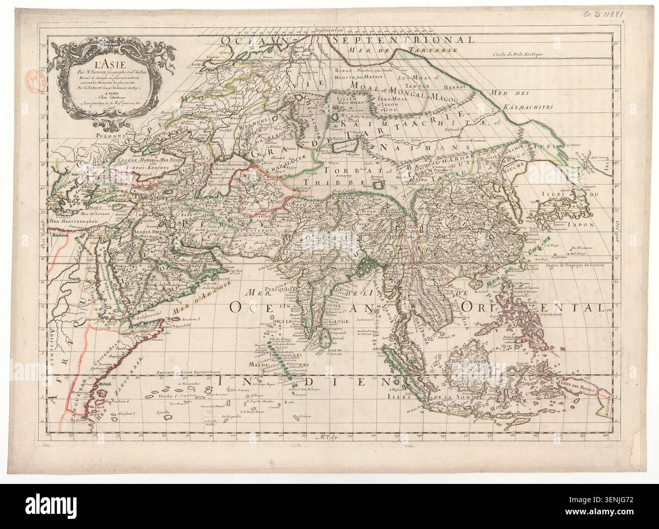 1669 engraved map 17th century geography hi-res stock photography and ...
