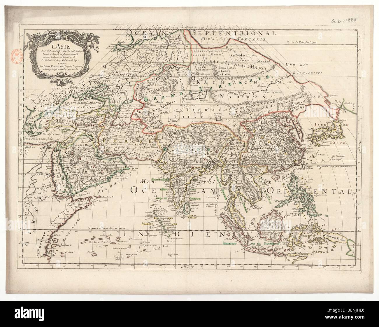 1669 engraved map coastal mapping hi-res stock photography and images ...