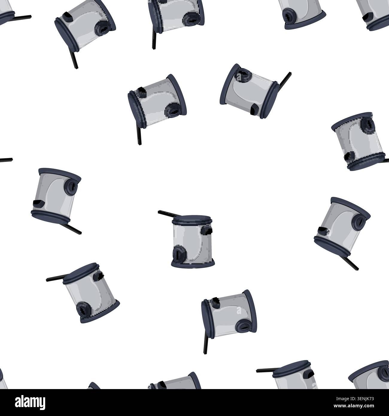 pattern kitchen fryer air cartoon. kitchen fryer air sign vector Stock Vector