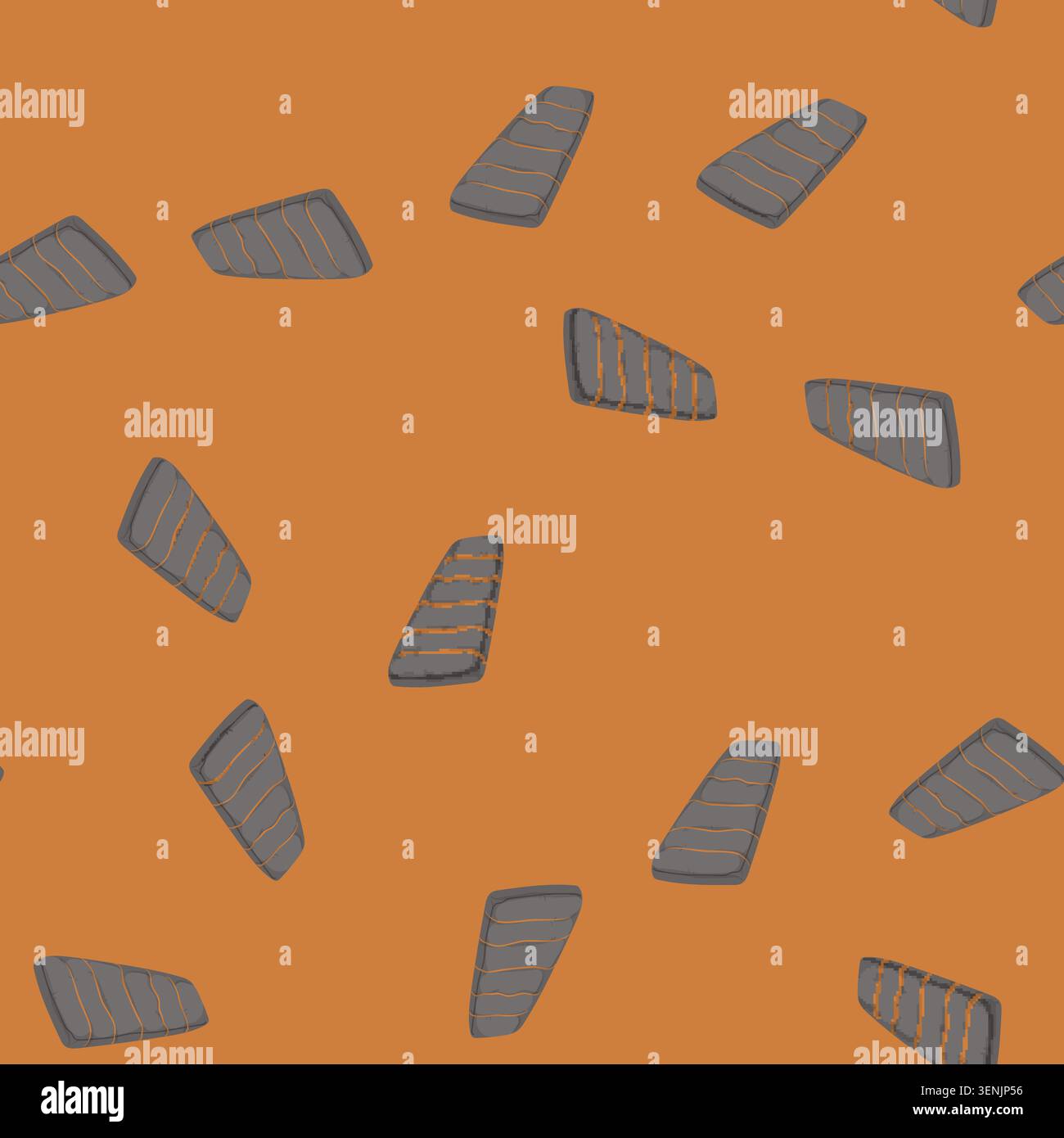 seamless pattern sleeping camp mat cartoon. sleeping camp mat sign vector Stock Vector