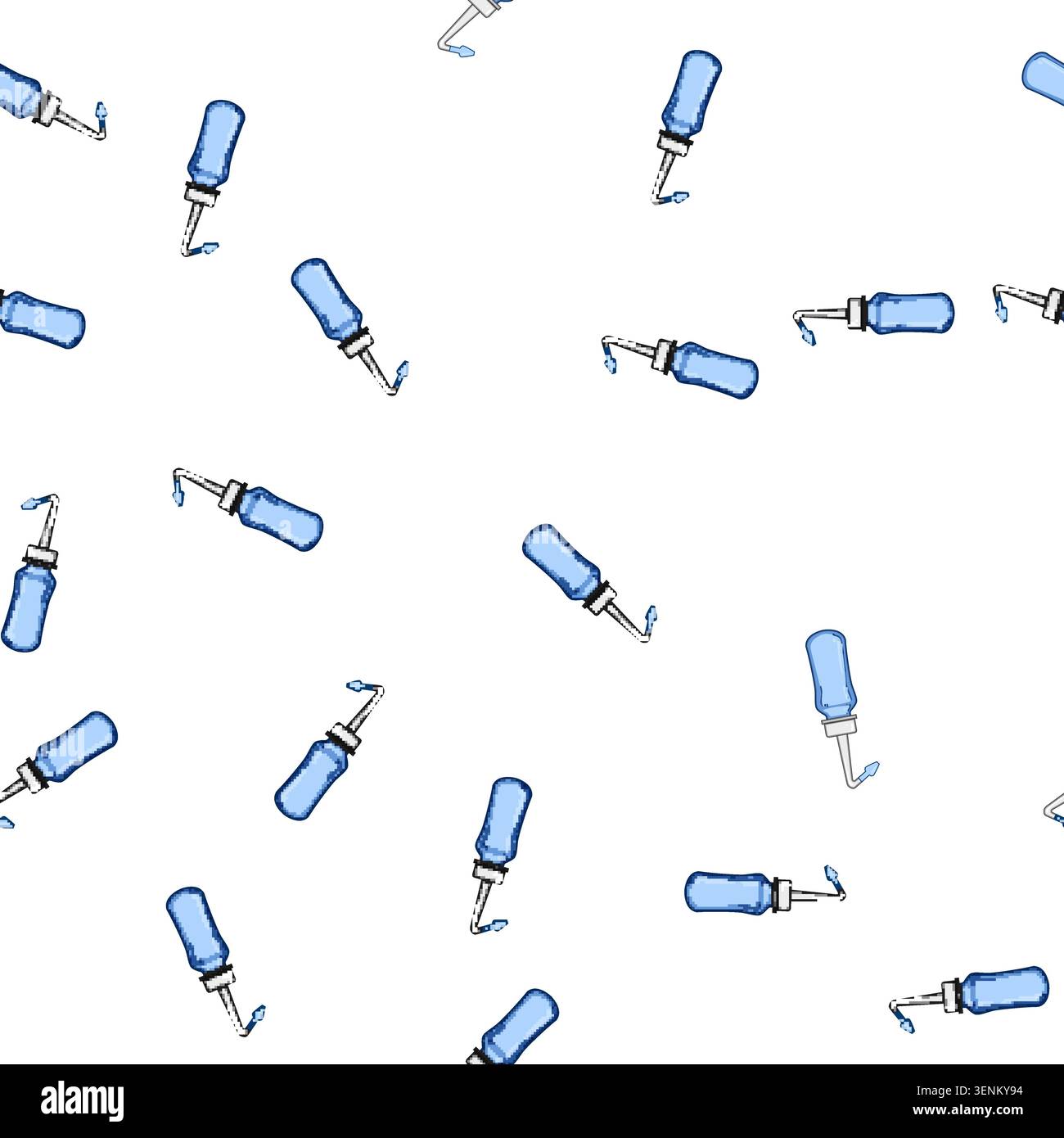 pattern atomizer nasal spray bottle cartoon. solution rinse, irrigation antihistamine, decongestant steroid atomizer nasal spray bottle sign vector Stock Vector