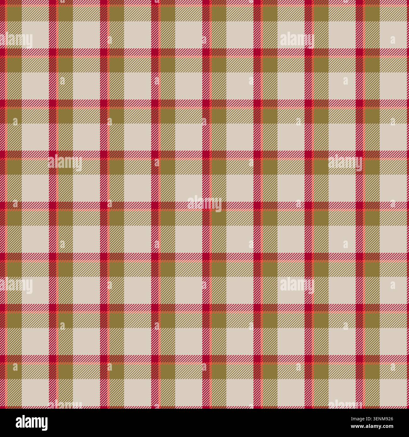 Mustard Navy Multicolored Plaid Tartan Pattern Stock Vector