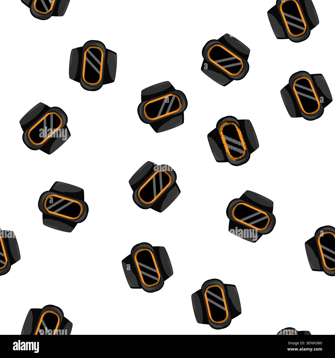 pattern pulse watch tracker cartoon. pulse watch tracker sign vector Stock Vector