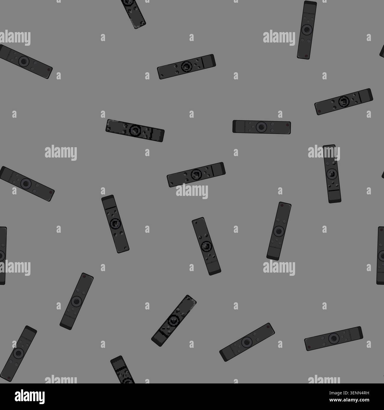 seamless pattern control tv remote cartoon. control tv remote sign vector Stock Vector