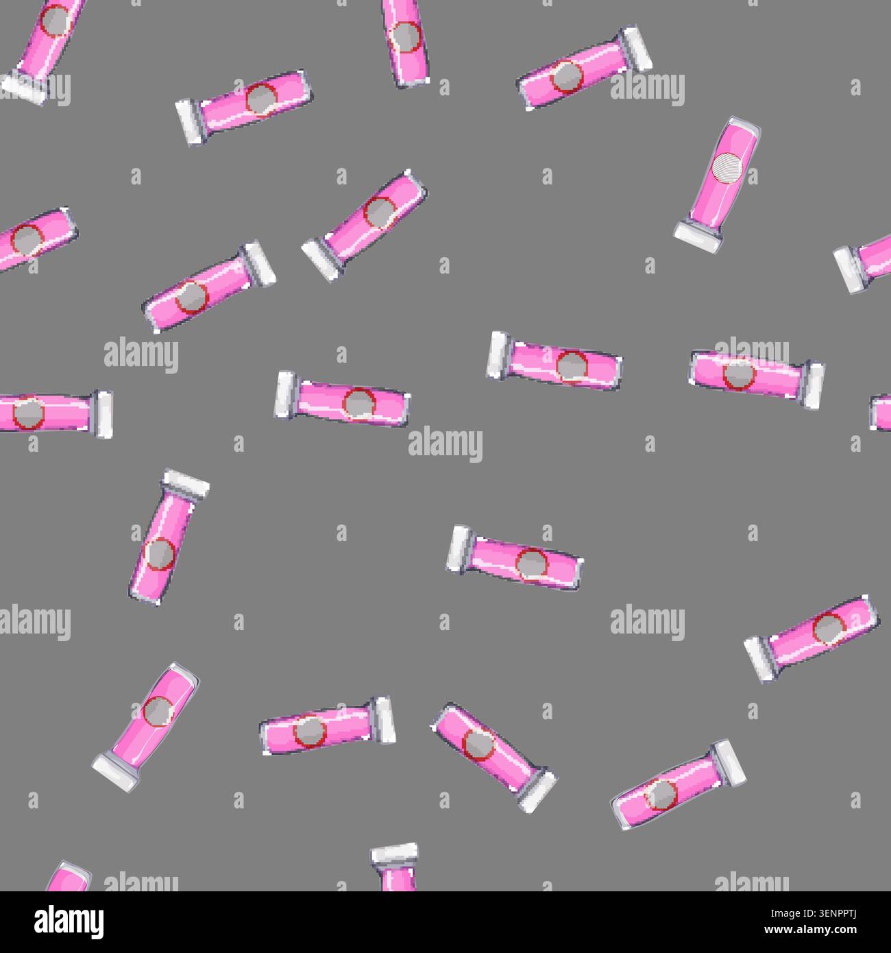 seamless pattern soft cotton pad cartoon. soft cotton pad sign vector Stock Vector