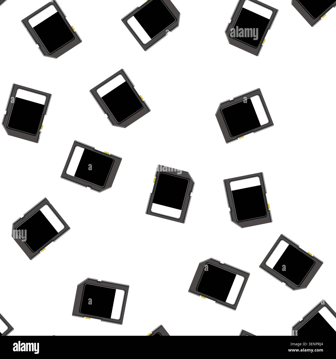 pattern sim memory card cartoon. pictogram web, sd flash sim memory card sign vector Stock Vector