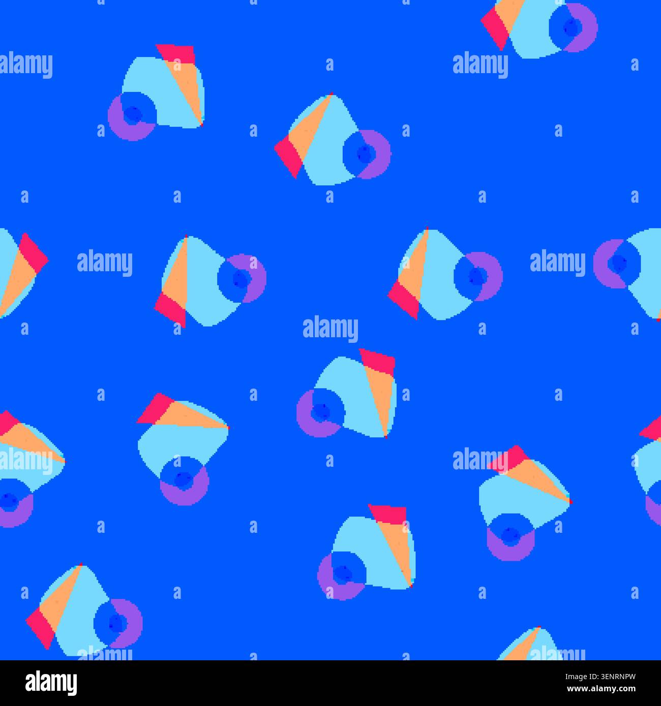seamless pattern texture risograph effect cartoon. grain overlay, vintage aesthetic, art graphic texture risograph effect sign vector Stock Vector