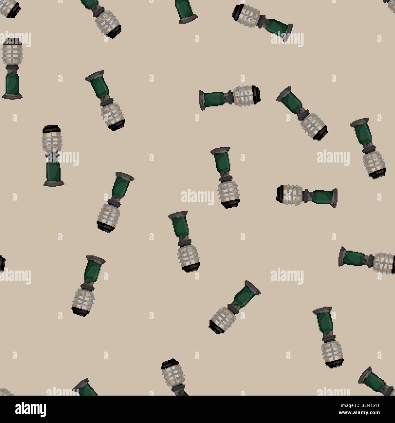 seamless pattern old lantern camp lamp cartoon. old lantern camp lamp sign vector Stock Vector