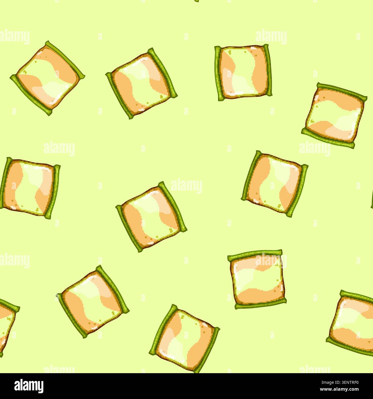 seamless pattern variety snack pack cartoon. healthy lunchbox, grab and, go portion variety snack pack sign vector Stock Vector