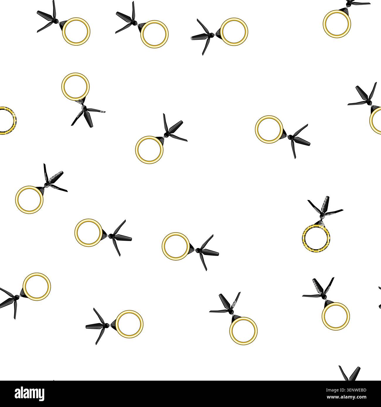 pattern effect light ring cartoon. circle neon, line glow, shine bright effect light ring sign vector Stock Vector