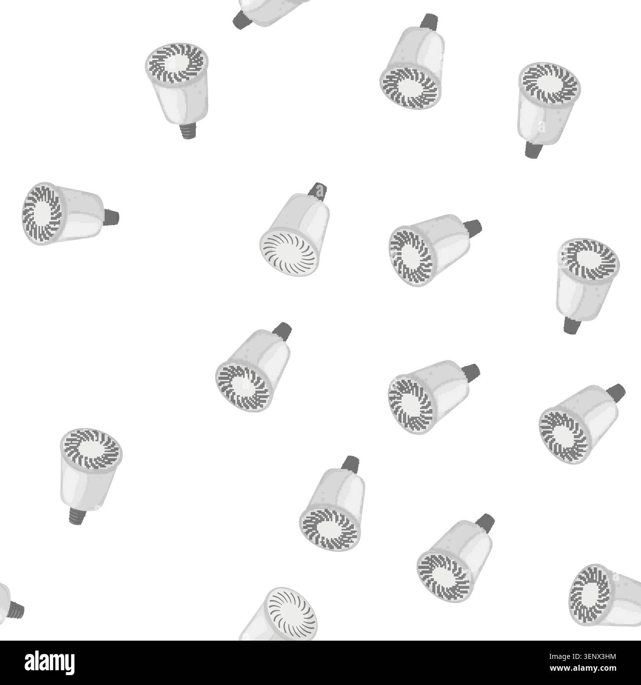 pattern creative smart light bulb cartoon. creative smart light bulb sign vector Stock Vector