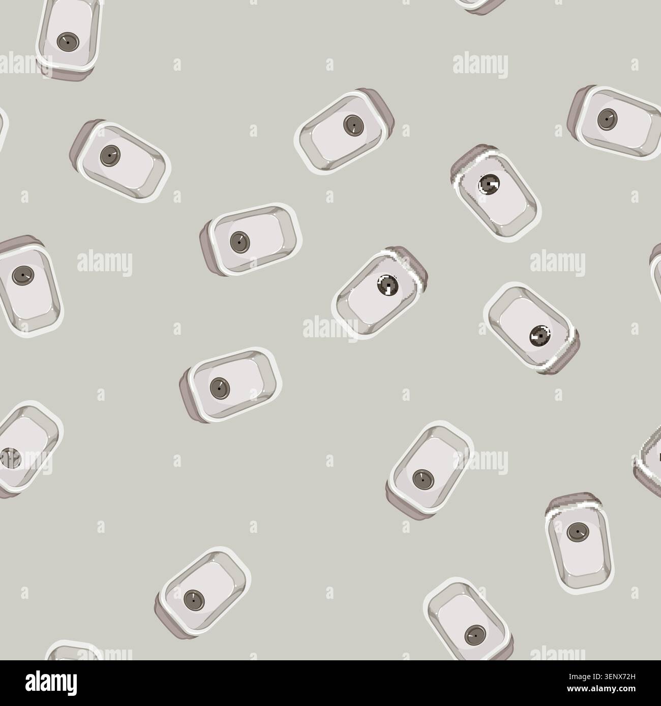 seamless pattern ceramic sink ceramic cartoon. ceramic sink ceramic sign vector Stock Vector