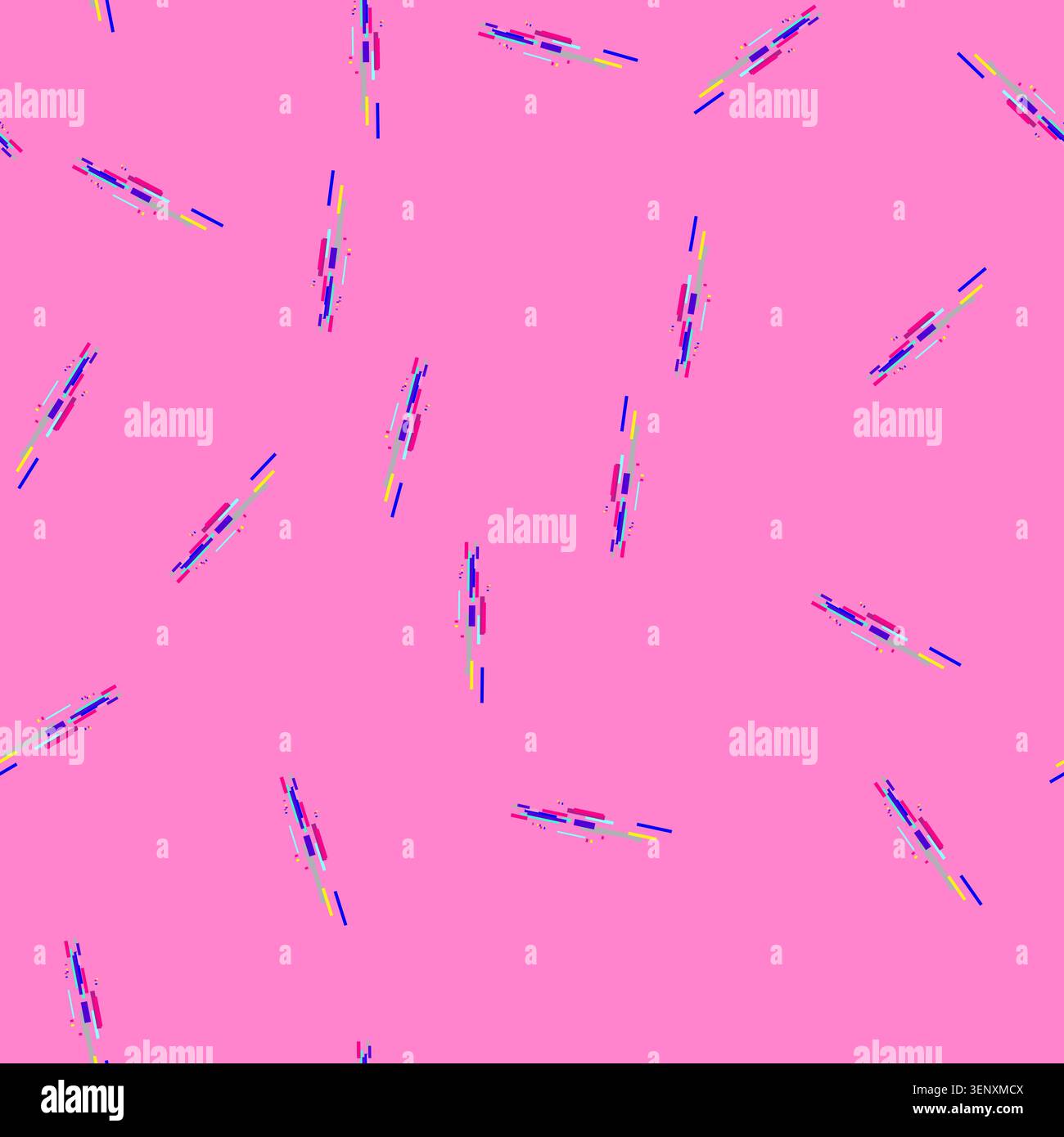 seamless pattern defect glitch error cartoon. problem breakdown, distortion interruption, misfire blip defect glitch error sign vector Stock Vector
