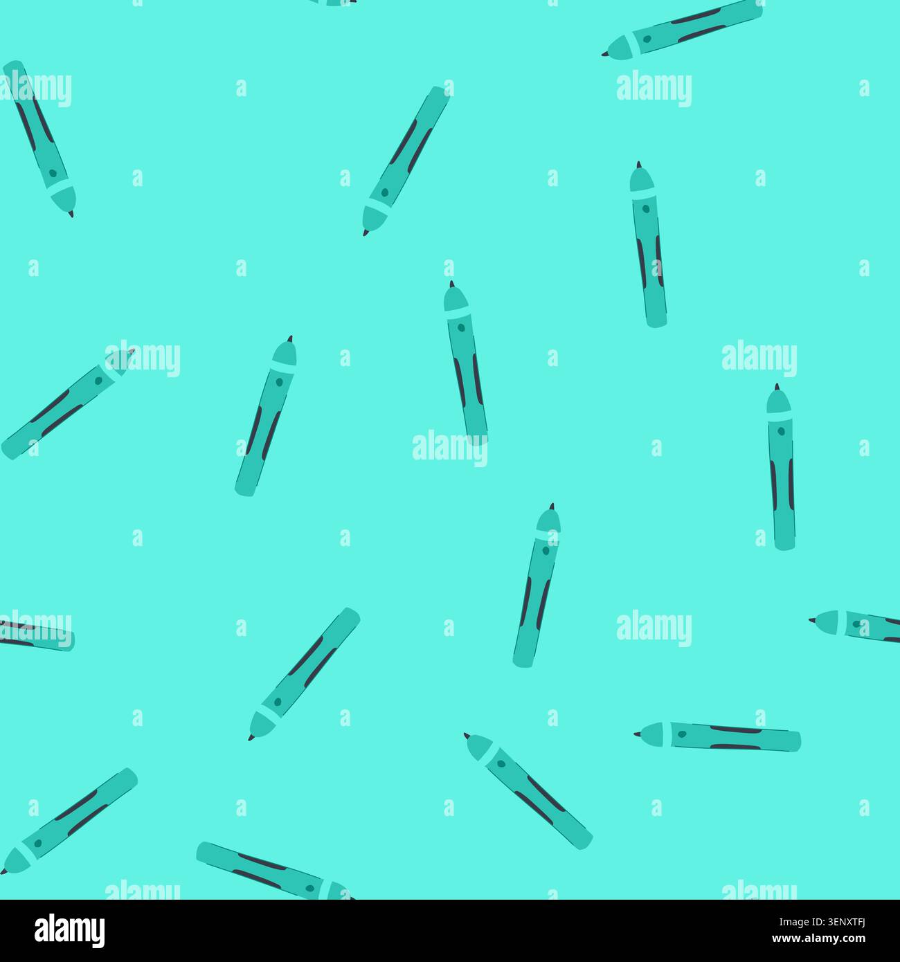 pattern teaching interactive whiteboard pen cartoon. learning digital, writing display, tool device teaching interactive whiteboard pen sign. seamless Stock Vector