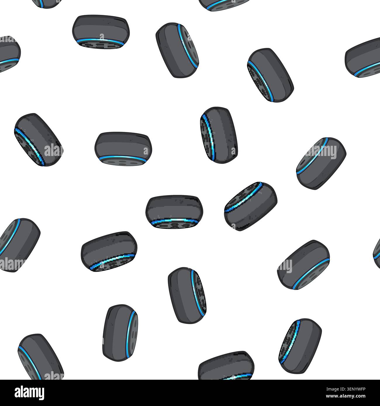 pattern assistant smart speaker cartoon. assistant smart speaker sign vector Stock Vector