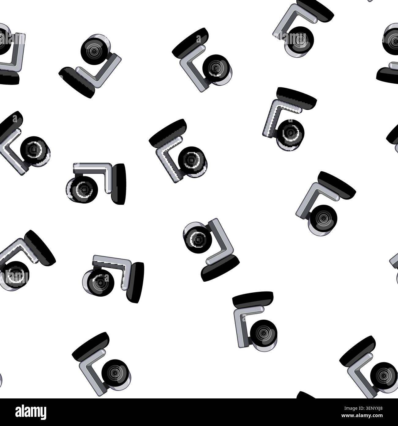 pattern focus table web camera cartoon. film computer, business lens focus table web camera sign vector Stock Vector