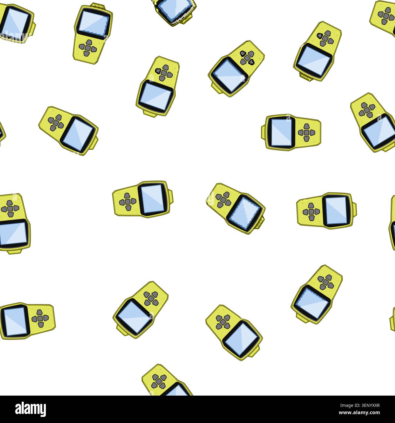 pattern vehicle car diagnostic scanner cartoon. check system, code reader, ecu technician vehicle car diagnostic scanner sign vector Stock Vector