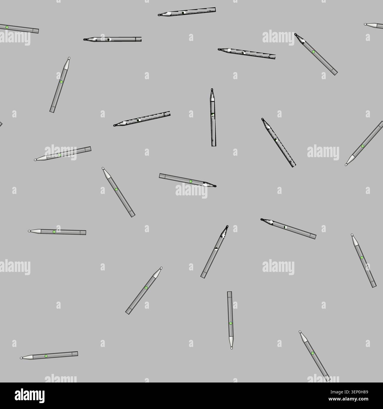seamless pattern digital interactive whiteboard pen cartoon. writing display, tool device, screen software digital interactive whiteboard pen sign vec Stock Vector