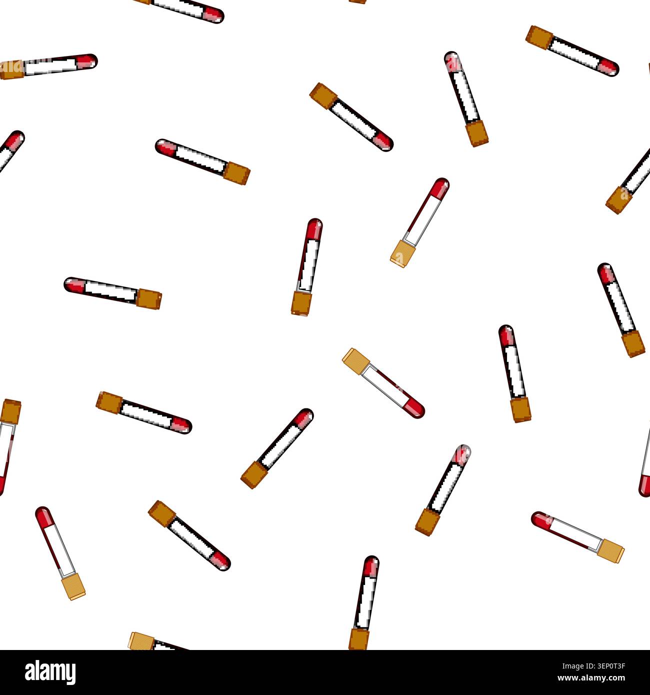 Vial Pattern pattern plasma blood test vial cartoon. hematology centrifuge, needle ...
