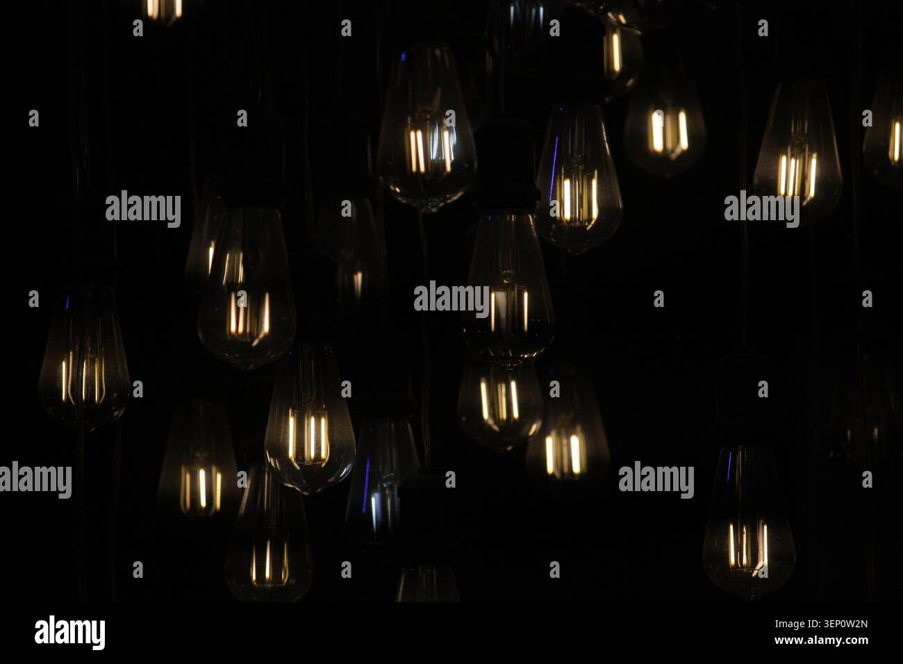 Incandescent Light Bulbs Stock Photo