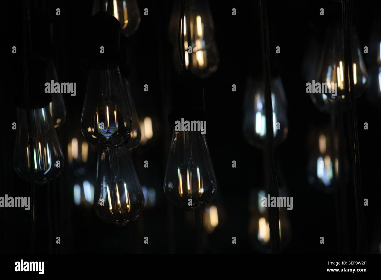 Incandescent Light Bulbs Stock Photo