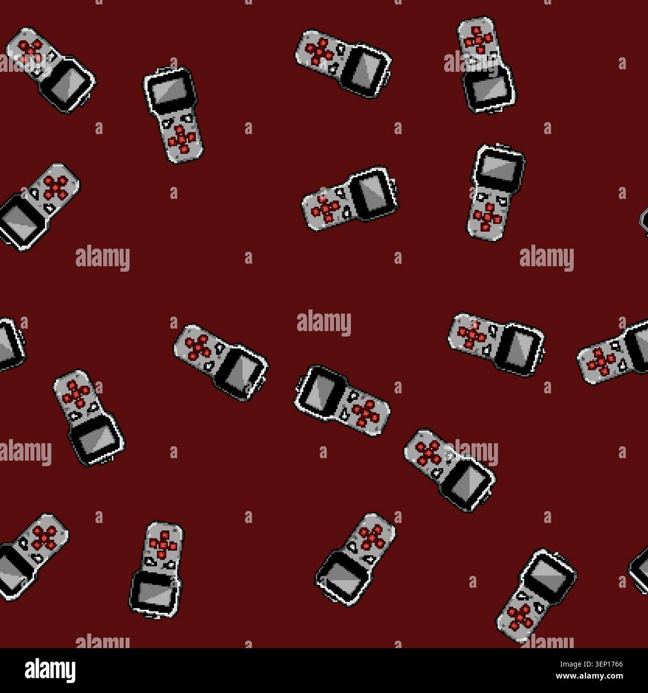 seamless pattern computer car diagnostic scanner cartoon. vehicle check, system code, reader ecu computer car diagnostic scanner sign vector Stock Vector