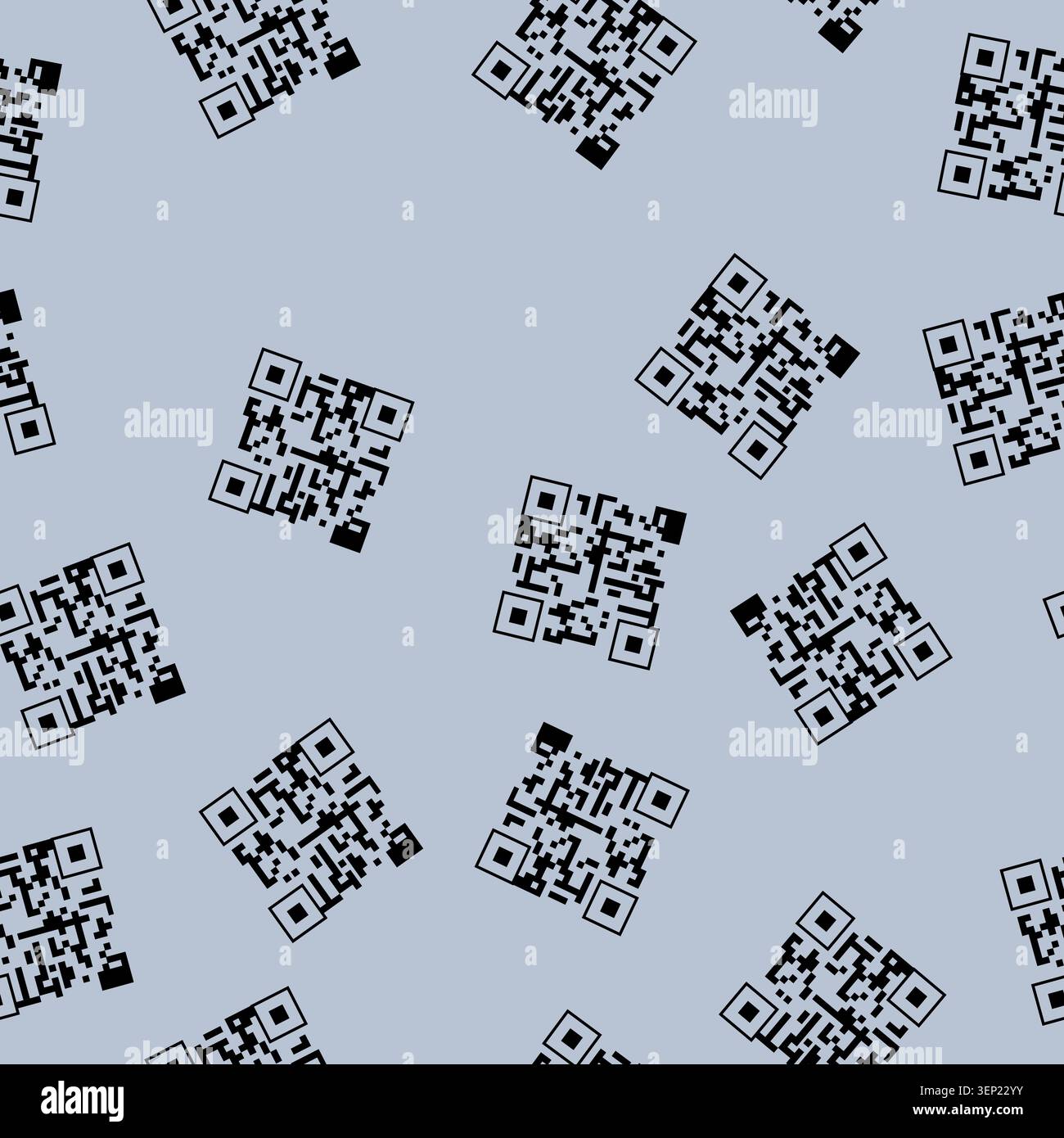 seamless pattern indicators qr code label cartoon. gauges lights, display console, interface style indicators qr code label sign vector Stock Vector
