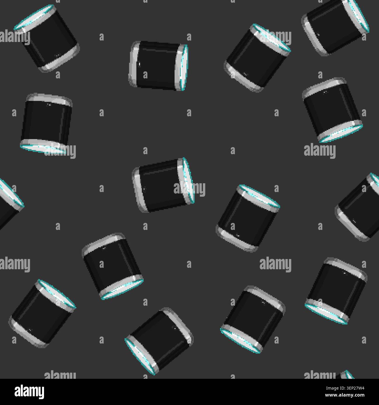 seamless pattern ai smart speaker cartoon. ai smart speaker sign vector Stock Vector