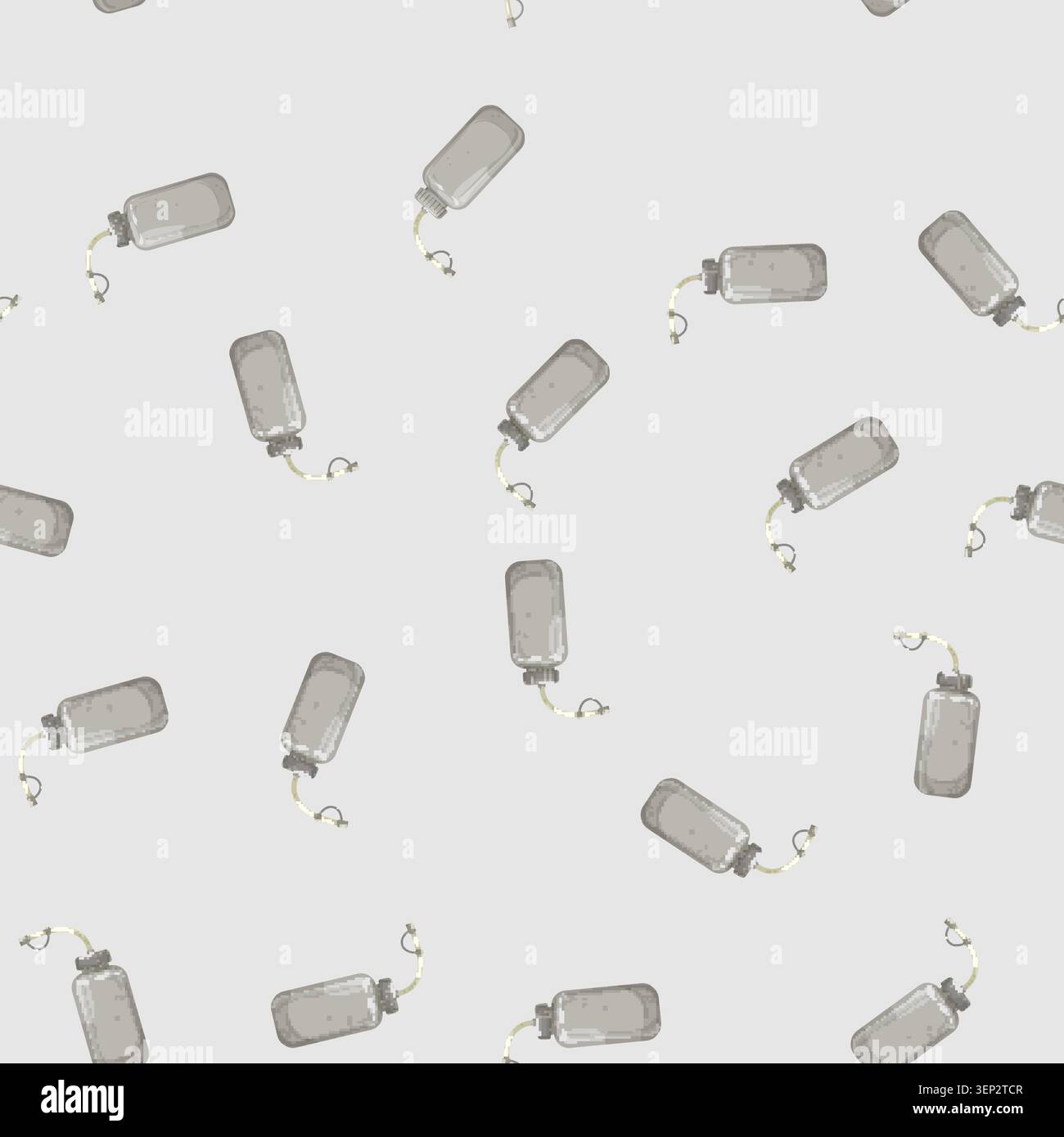 seamless pattern beverage sport drinking bottle cartoon. beverage sport drinking bottle sign vector Stock Vector