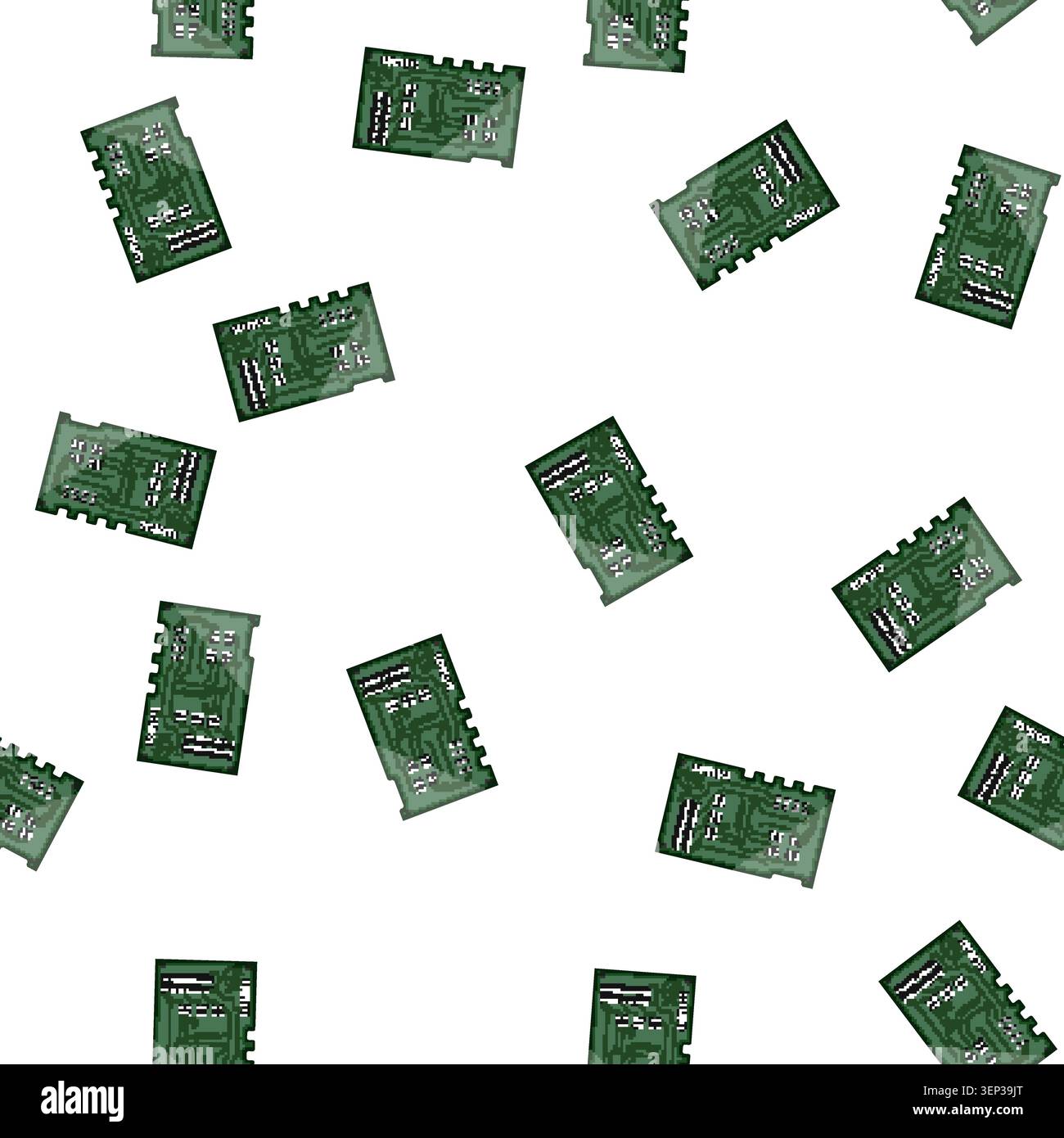 pattern electronic microcontroller cartoon. computer isometric, processor microchip, arduino abstract electronic microcontroller sign vector Stock Vector