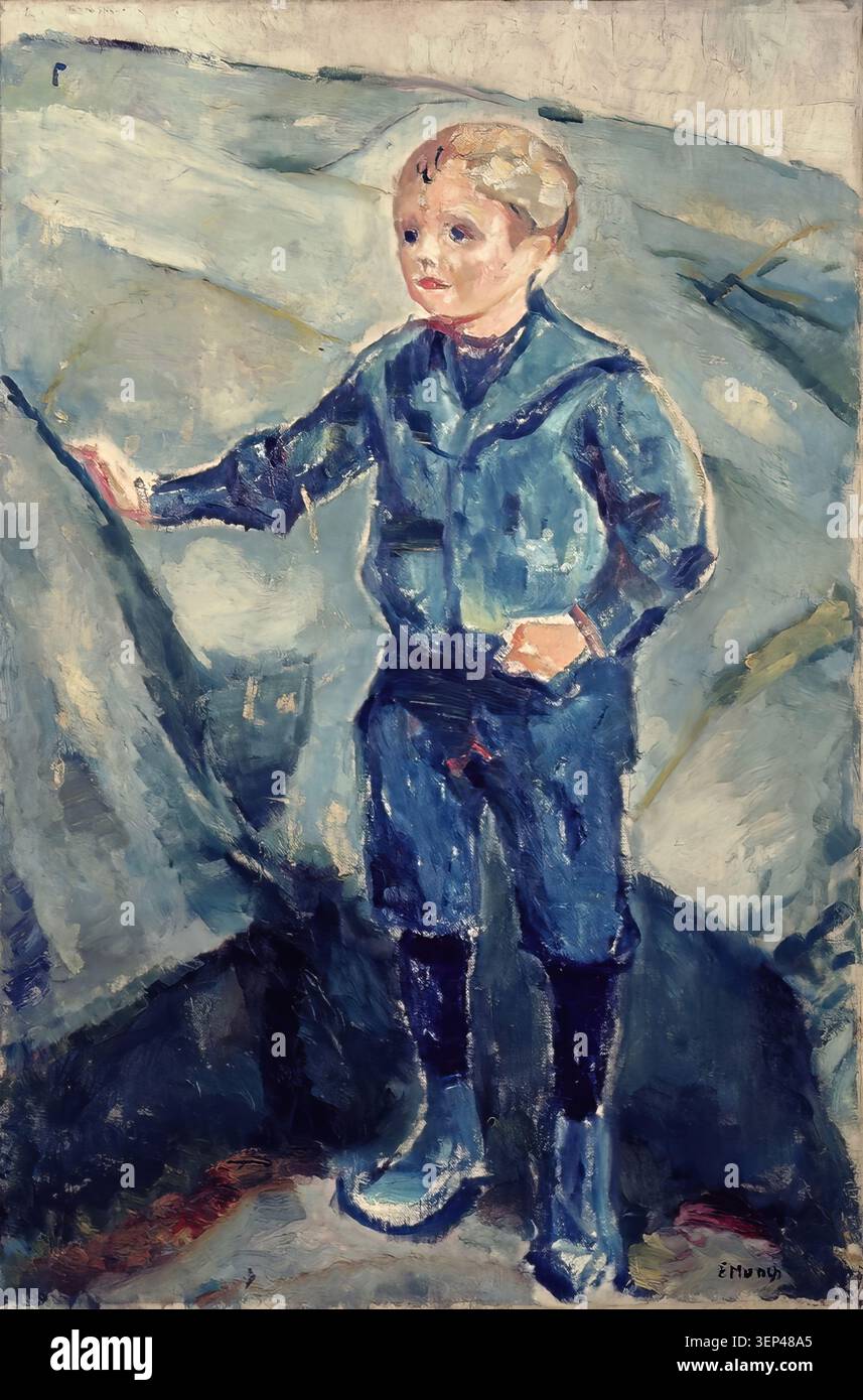 The blue boy oil painting hi-res stock photography and images - Alamy