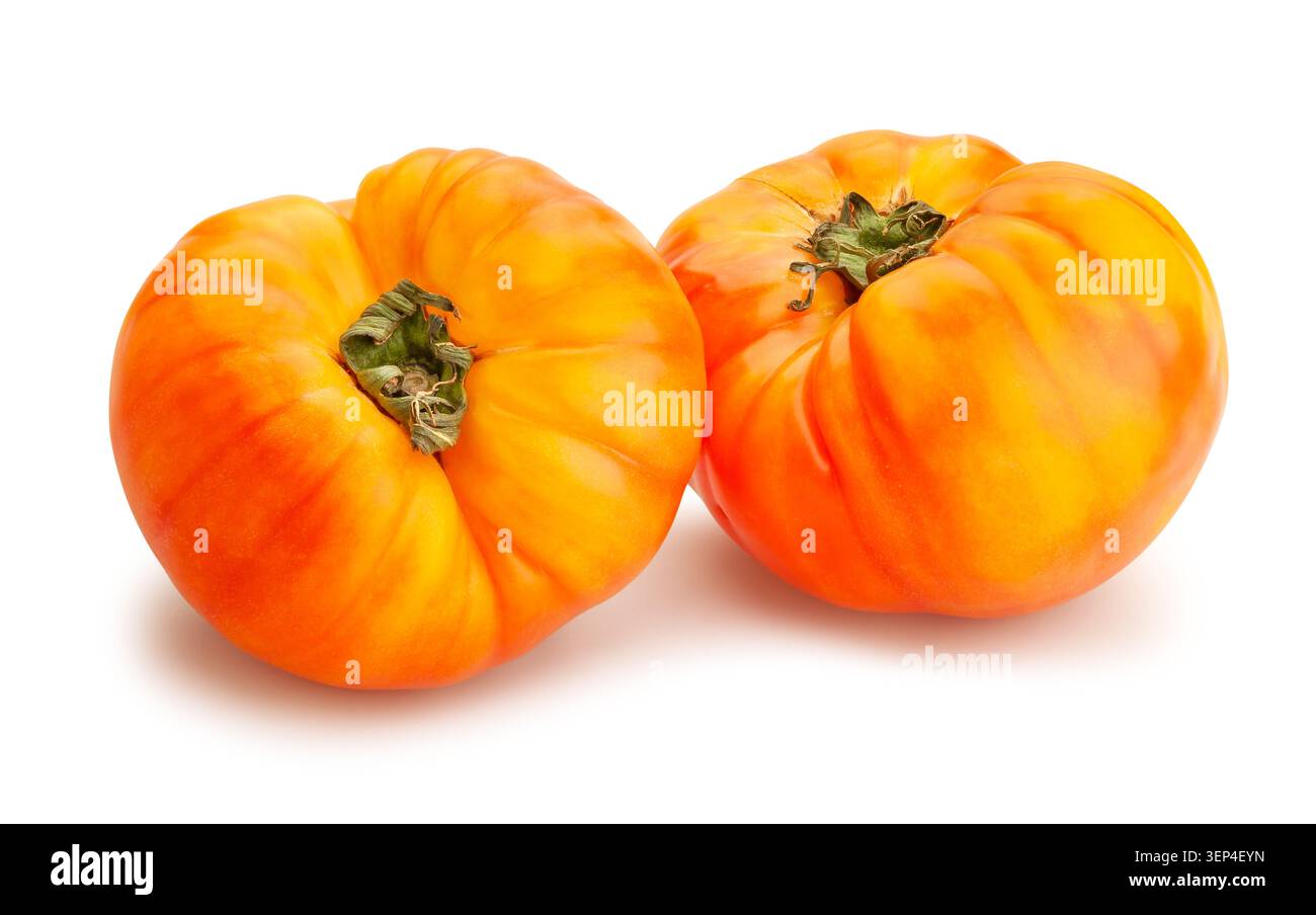tomato path isolated on white Stock Photo