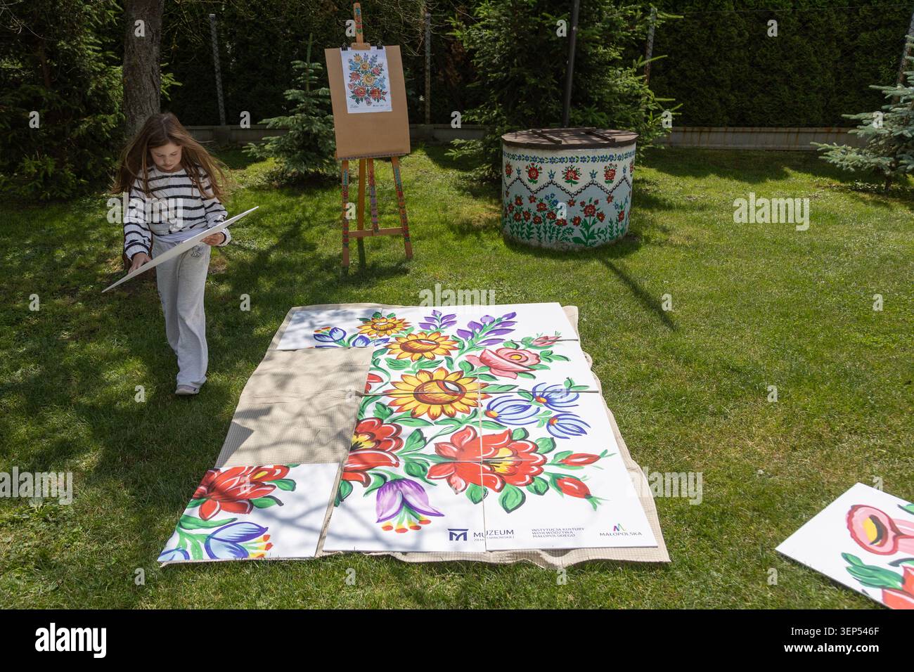 Zalipie, Poland, 13 June 2026 r. A small village, where the tradition ...