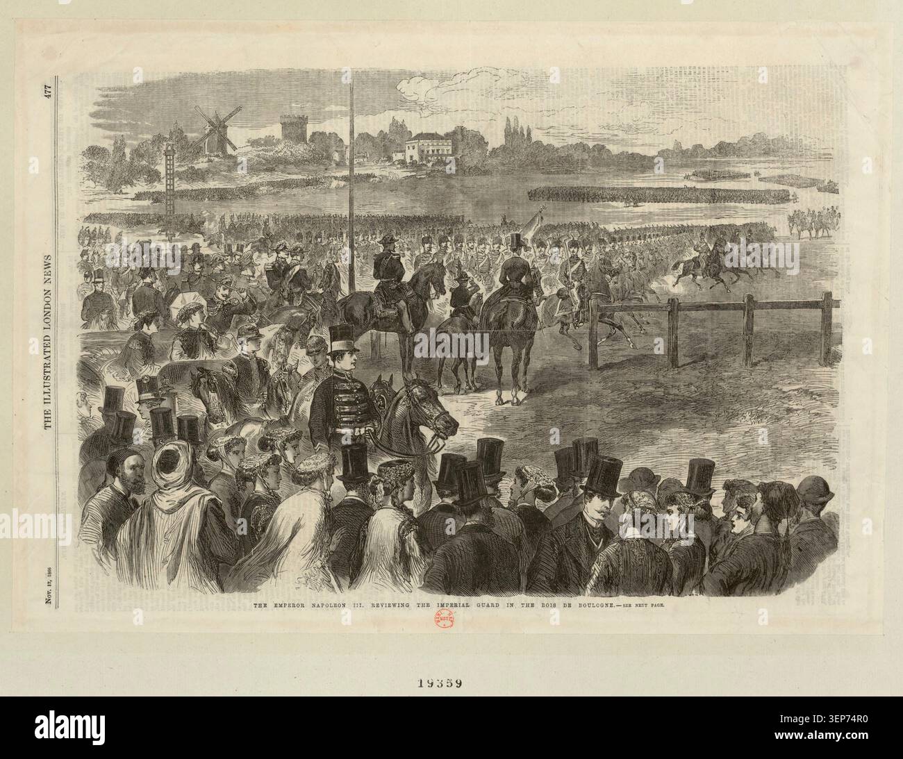Structured Parade Emperor napoleon iii military inspection parade paris hi-res stock ...