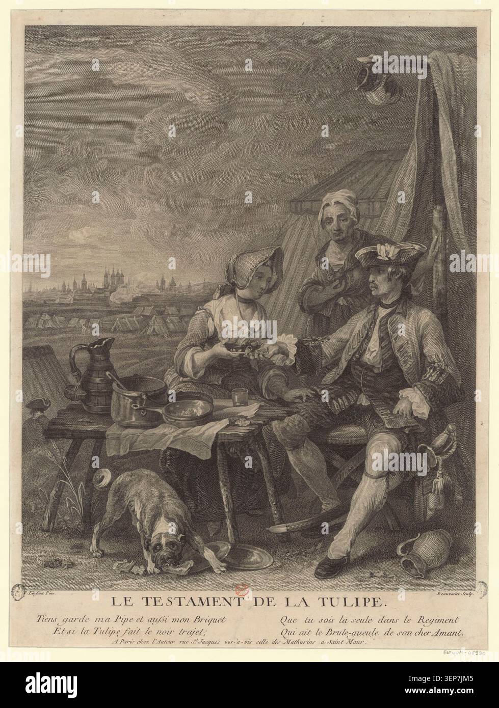 Jm Rococo Rococo print storytelling tradition france hi-res stock photography and ...