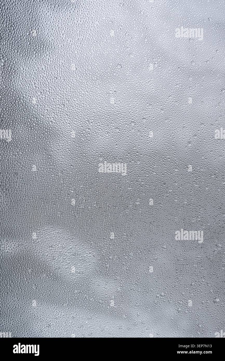 Raindrops on the window Stock Photo
