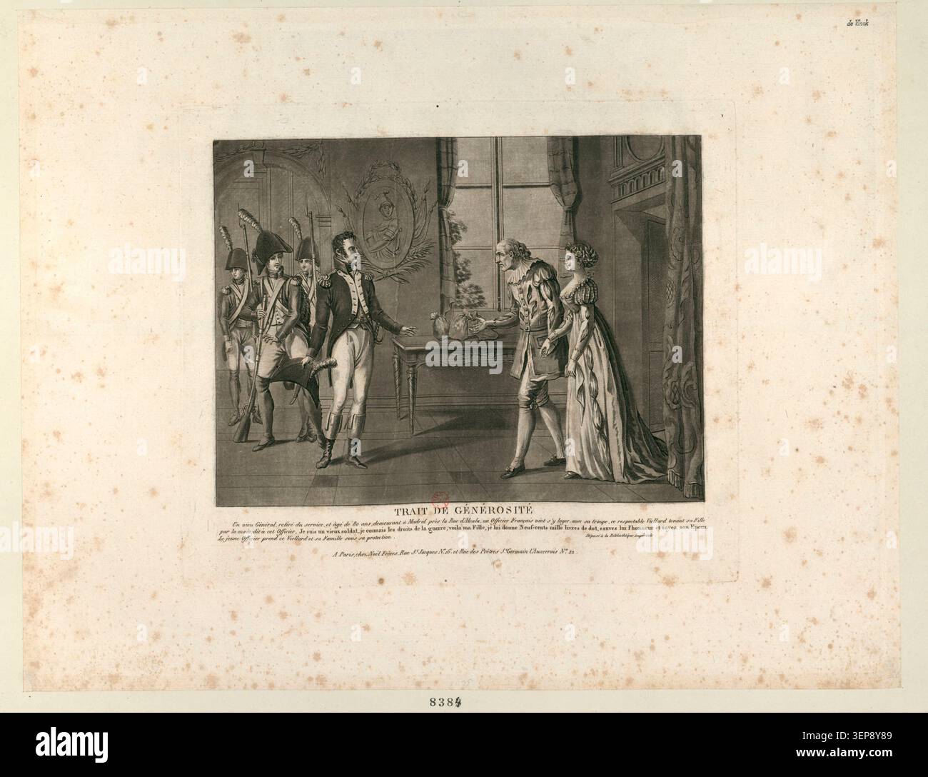 A French officer shows compassion toward an elderly Spanish general and ...